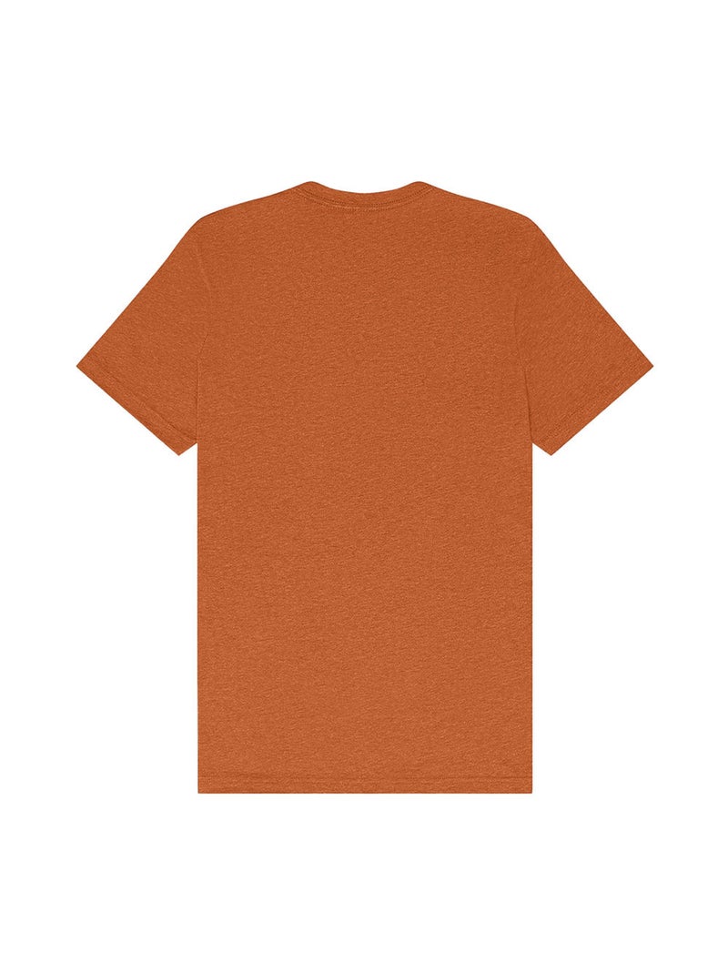 Bella + Canvas - T-shirt motif/style Chiné Orange clair - Kiabi