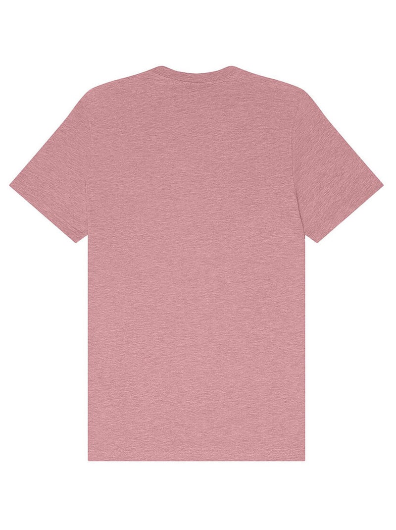 Bella + Canvas - T-shirt motif/style Chiné Rose pâle - Kiabi