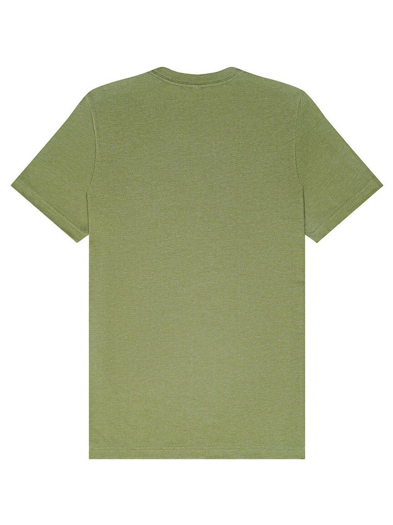 Bella + Canvas - T-shirt motif/style Chiné Vert - Kiabi