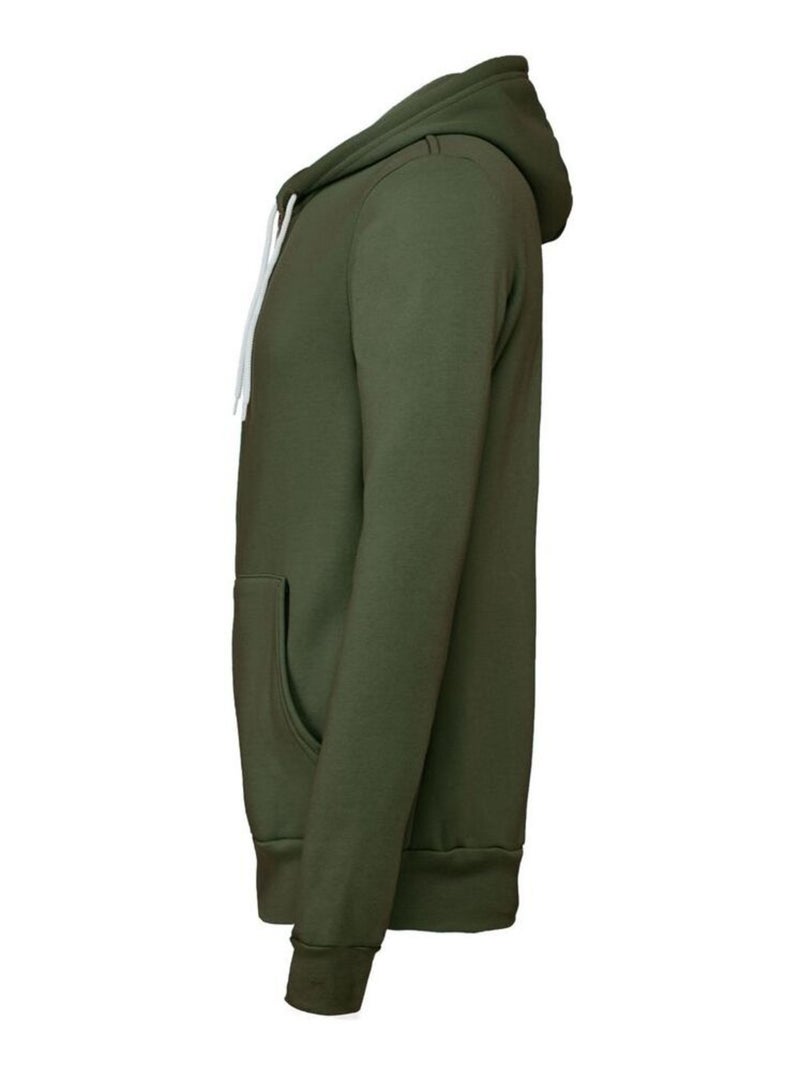 Bella + Canvas - Veste à capuche Vert kaki - Kiabi