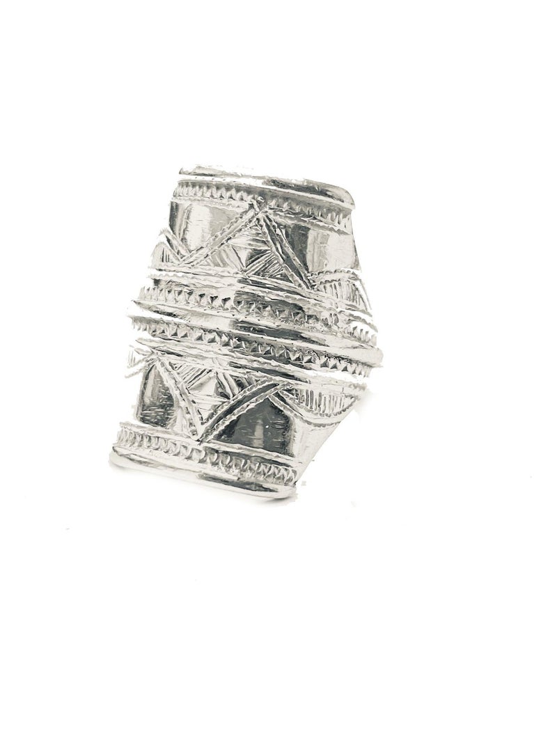 Belle bague touareg stylée, Bijoucolor Argent - Kiabi