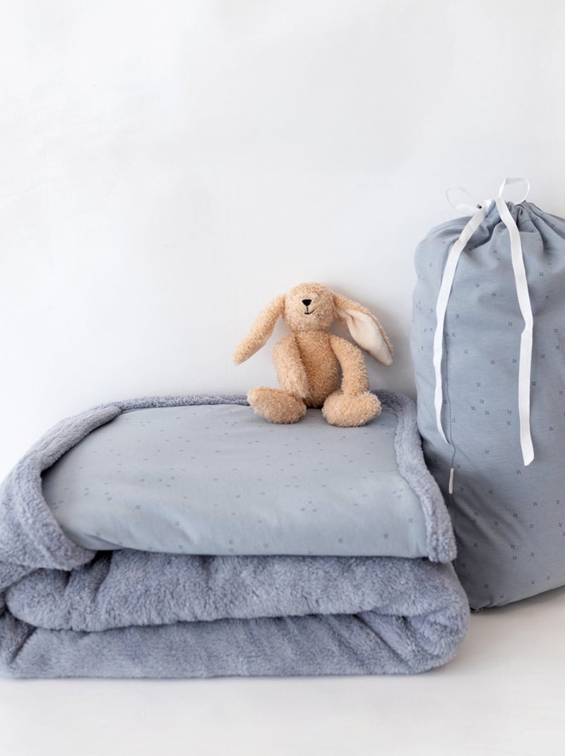 Bemini Camping Bag Pady softy et jersey Bleu ardoise - Kiabi