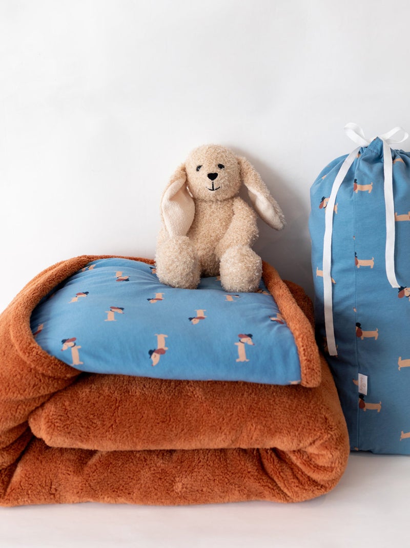 Bemini Camping Bag Pady softy et jersey Marron noisette - Kiabi