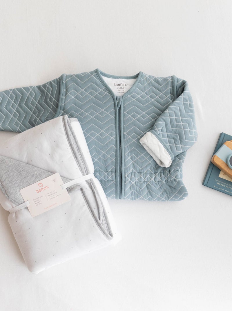 Bemini Couverture Pady jersey et jersey Gris chiné - Kiabi