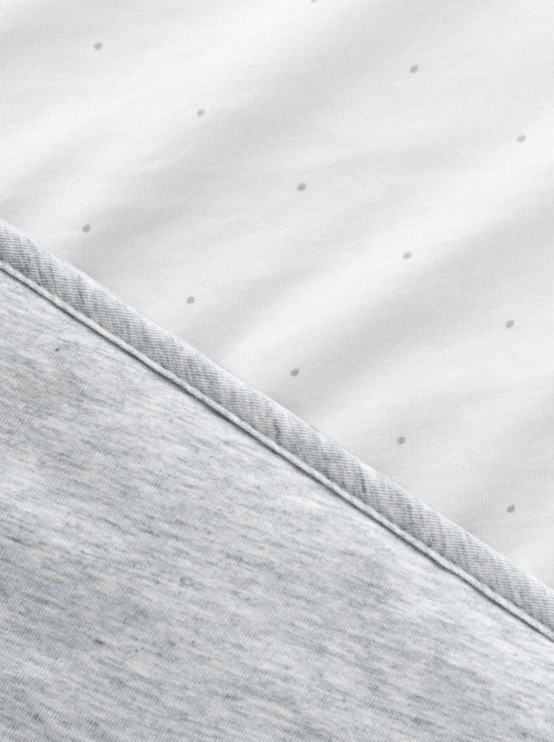 Bemini Couverture Pady jersey et jersey Gris chiné - Kiabi