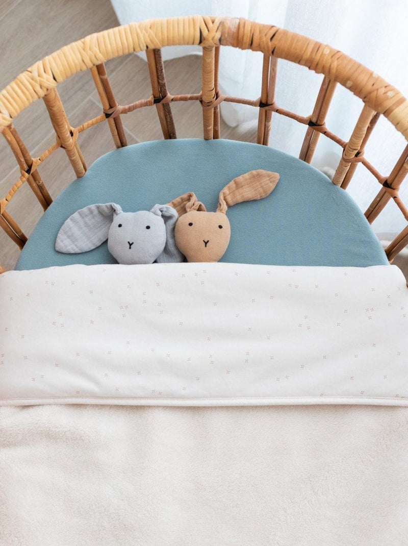 Bemini Couverture Pady jersey et softy Blanc cassé - Kiabi