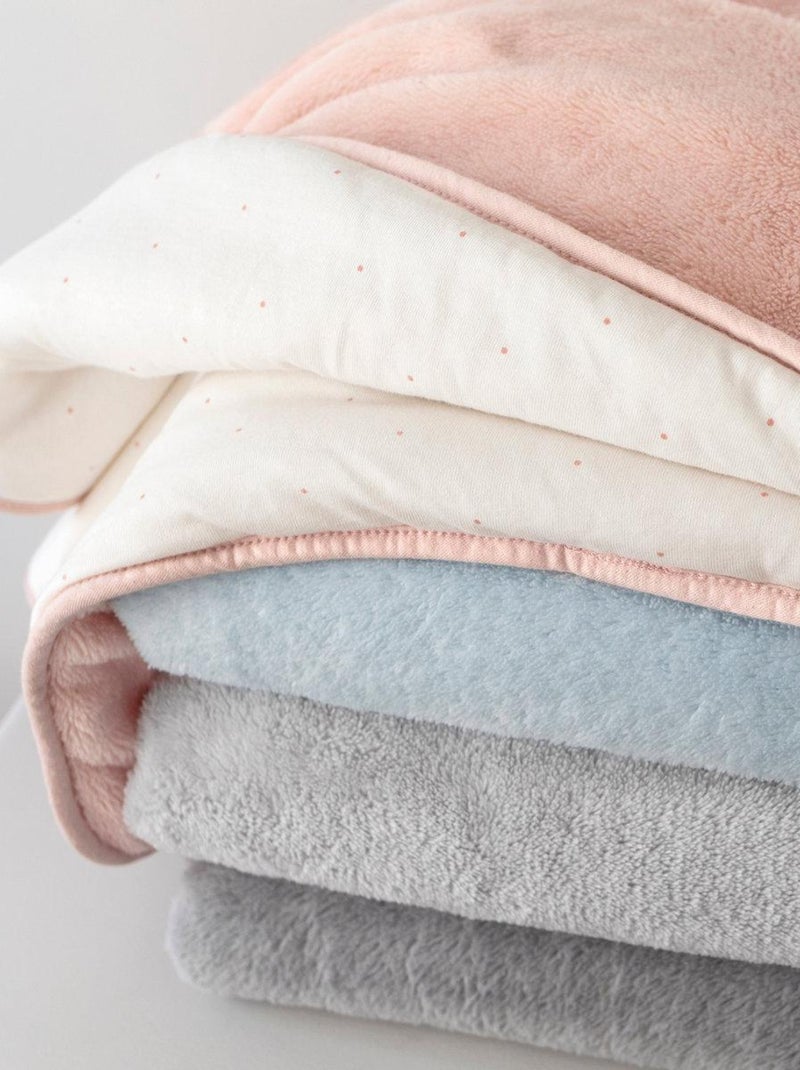 Bemini Couverture Pady jersey et softy Rose clair - Kiabi