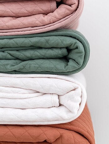 Bemini Couverture Pady quilted et jersey