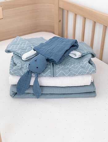Bemini Couverture Pady quilted et jersey