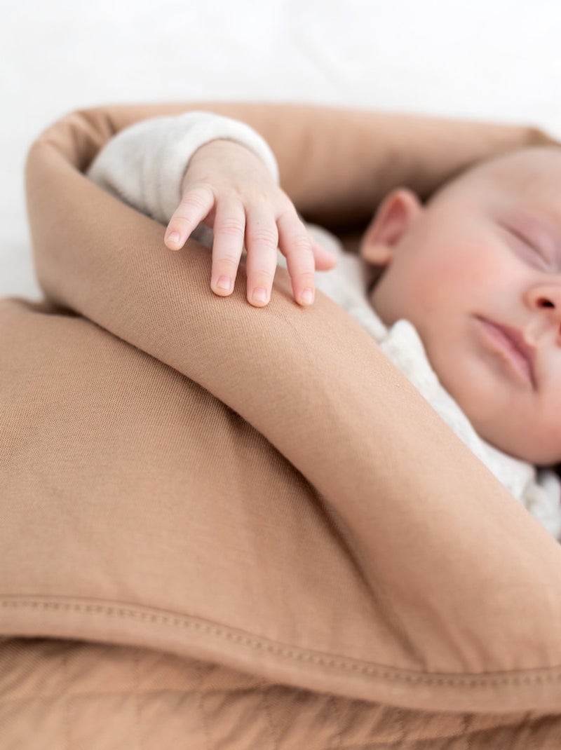 Bemini Couverture Pady quilted et jersey Beige - Kiabi
