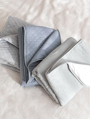 Bemini Couverture Pady quilted et jersey