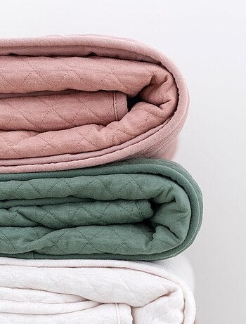 Bemini Couverture Pady quilted et jersey