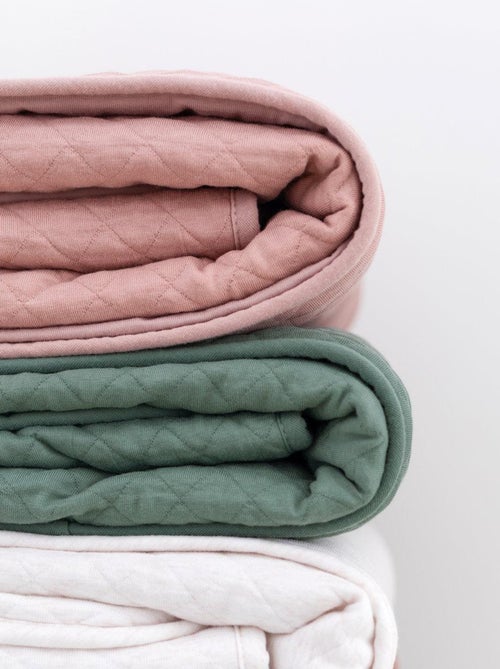 Bemini Couverture Pady quilted et jersey - Kiabi