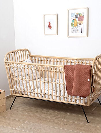 Bemini Couverture Pady quilted et jersey