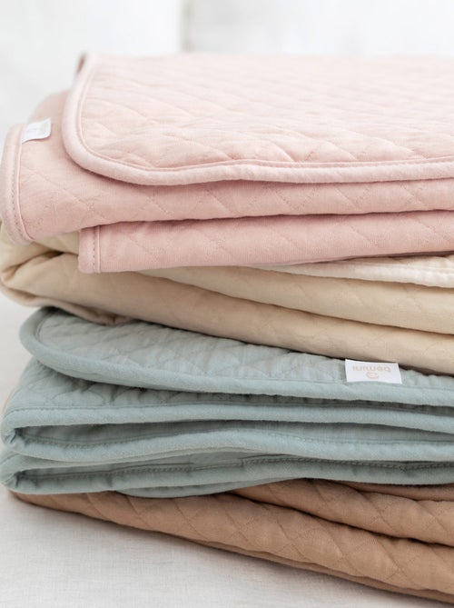 Bemini Couverture Pady quilted et jersey - Kiabi Bemini Couverture Pady quilted et jersey - Kiabi