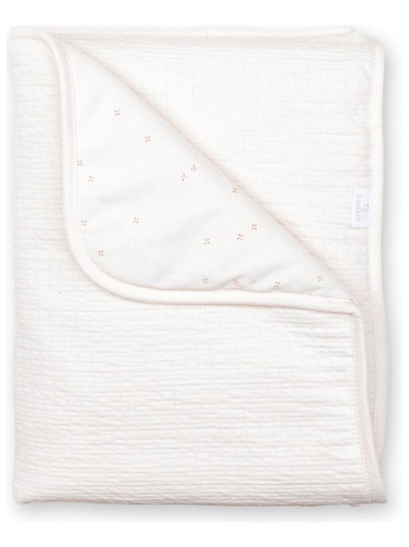 Bemini Couverture Pady tetra jersey et jersey Blanc cassé - Kiabi