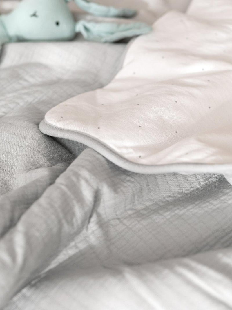 Bemini Couverture Pady tetra jersey et jersey Gris - Kiabi