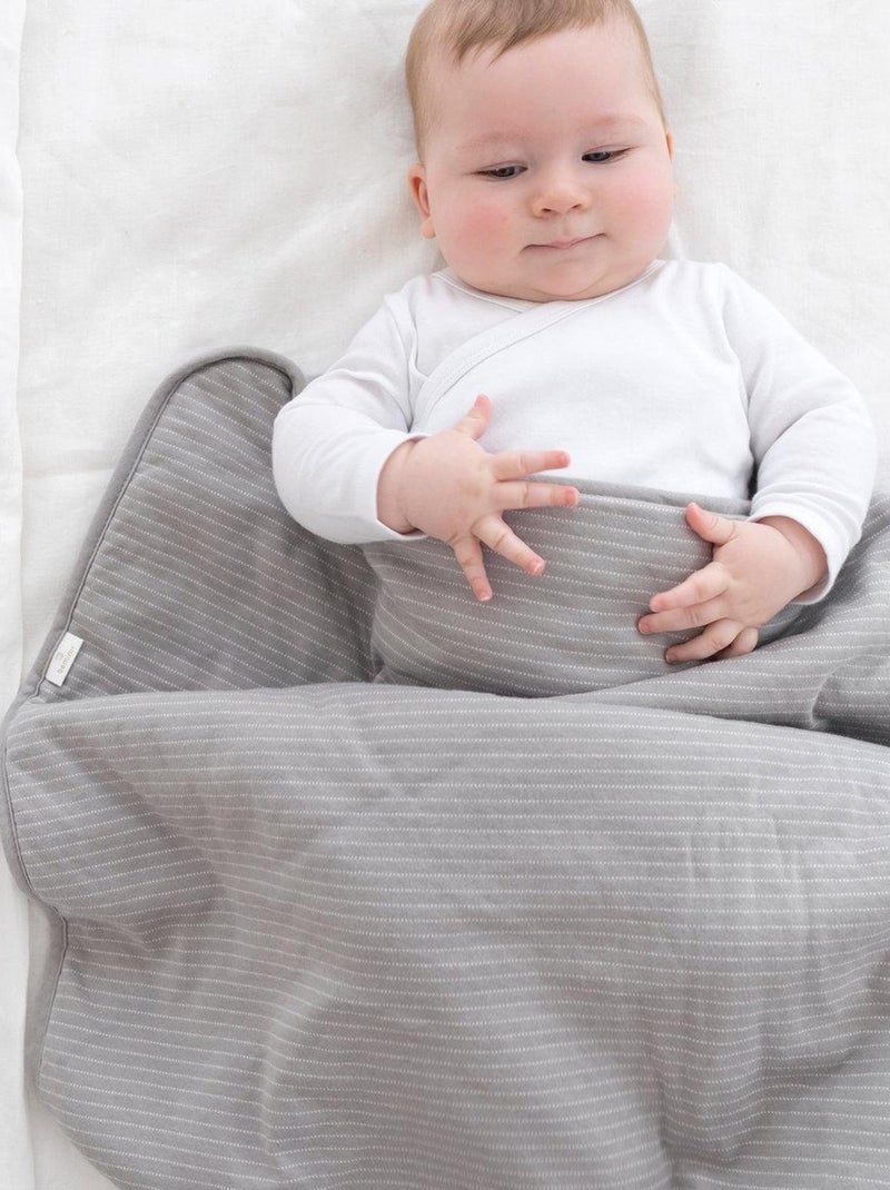 Bemini Couverture Pady twin jersey et twin jersey Gris clair - Kiabi