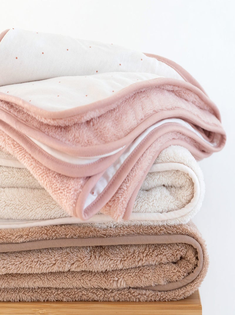 Bemini Couverture Softy jersey Blanc cassé - Kiabi