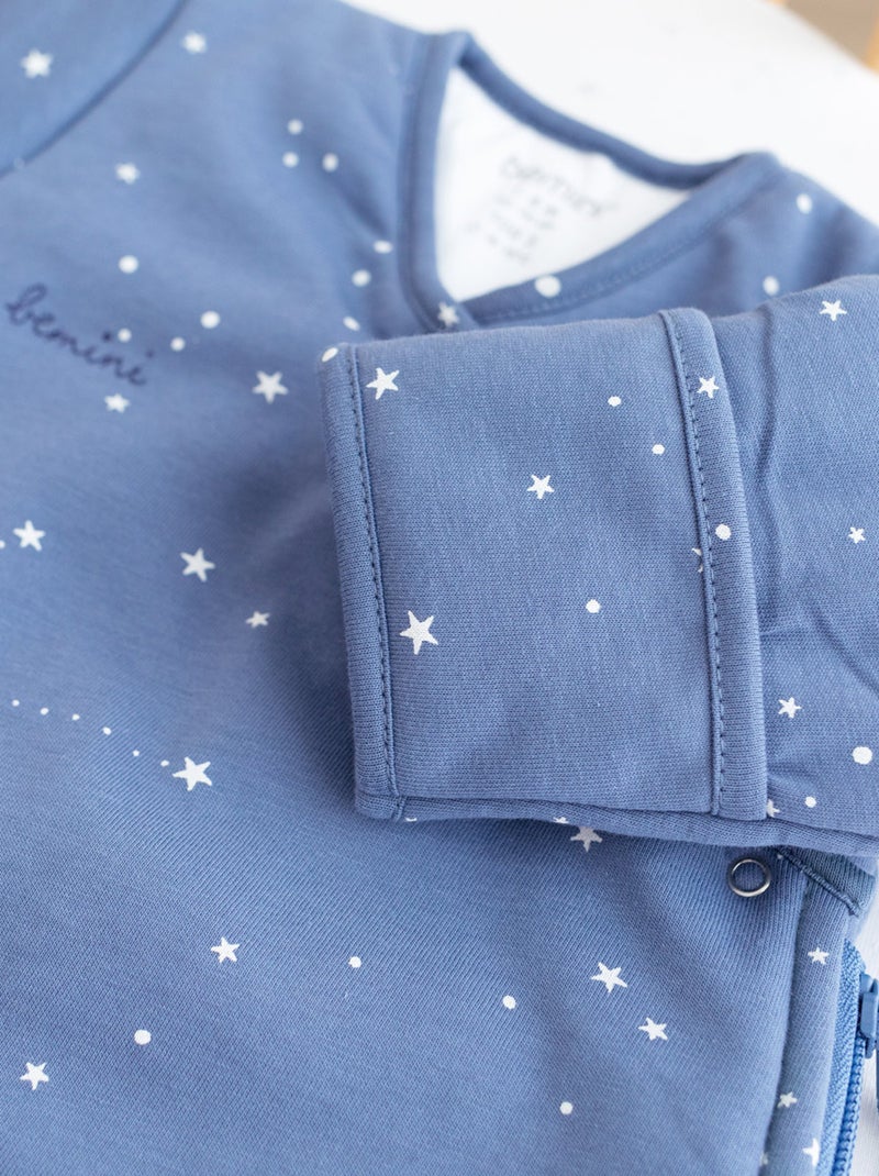 Bemini Gigoteuse avec moufles Pady jersey et jersey Bleu foncé - Kiabi