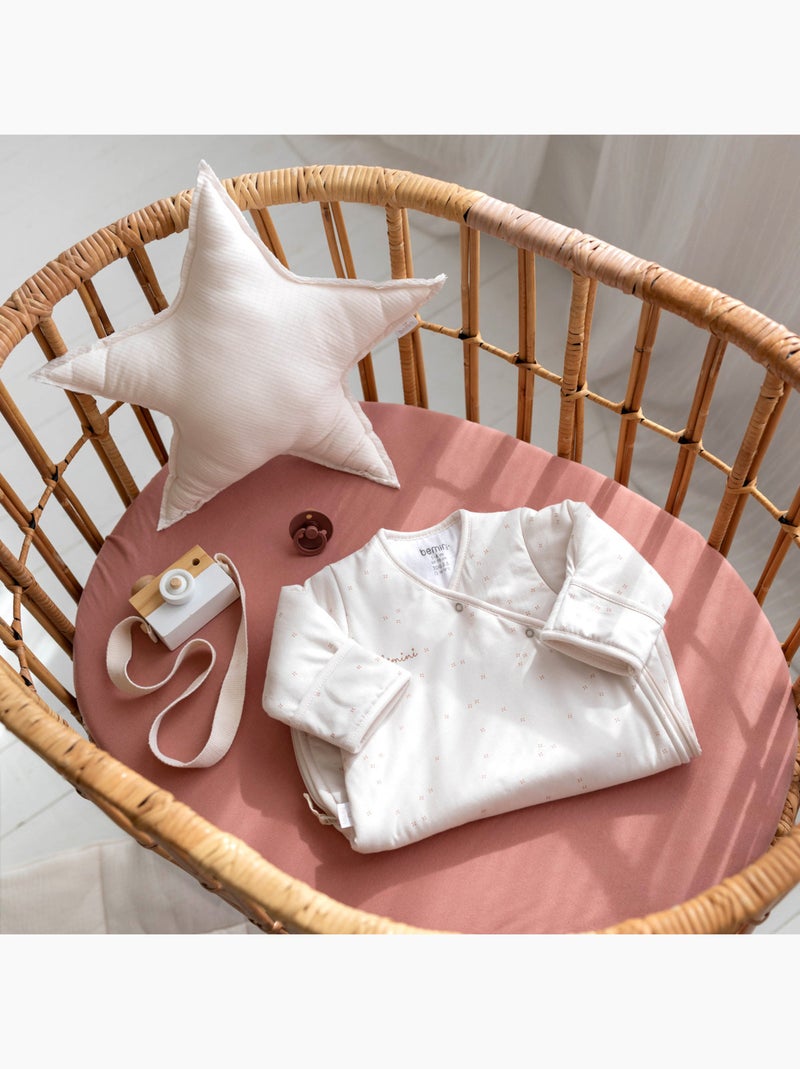 Bemini Gigoteuse avec moufles Pady jersey et jersey Craie - Kiabi