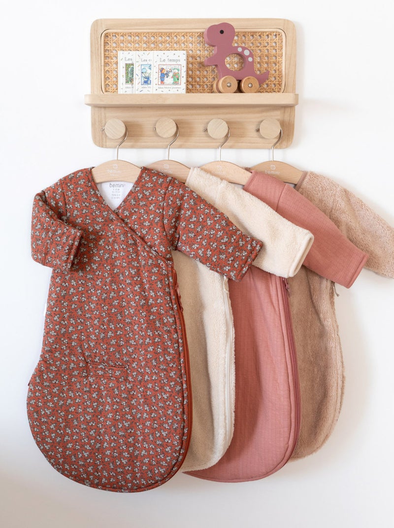 Bemini Gigoteuse avec moufles Pady jersey et jersey Rouge carmin - Kiabi