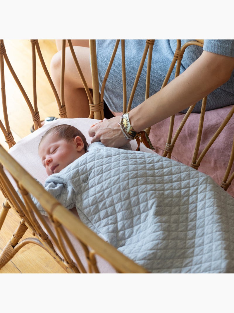 Bemini Gigoteuse avec moufles Pady quilted Gris chiné - Kiabi