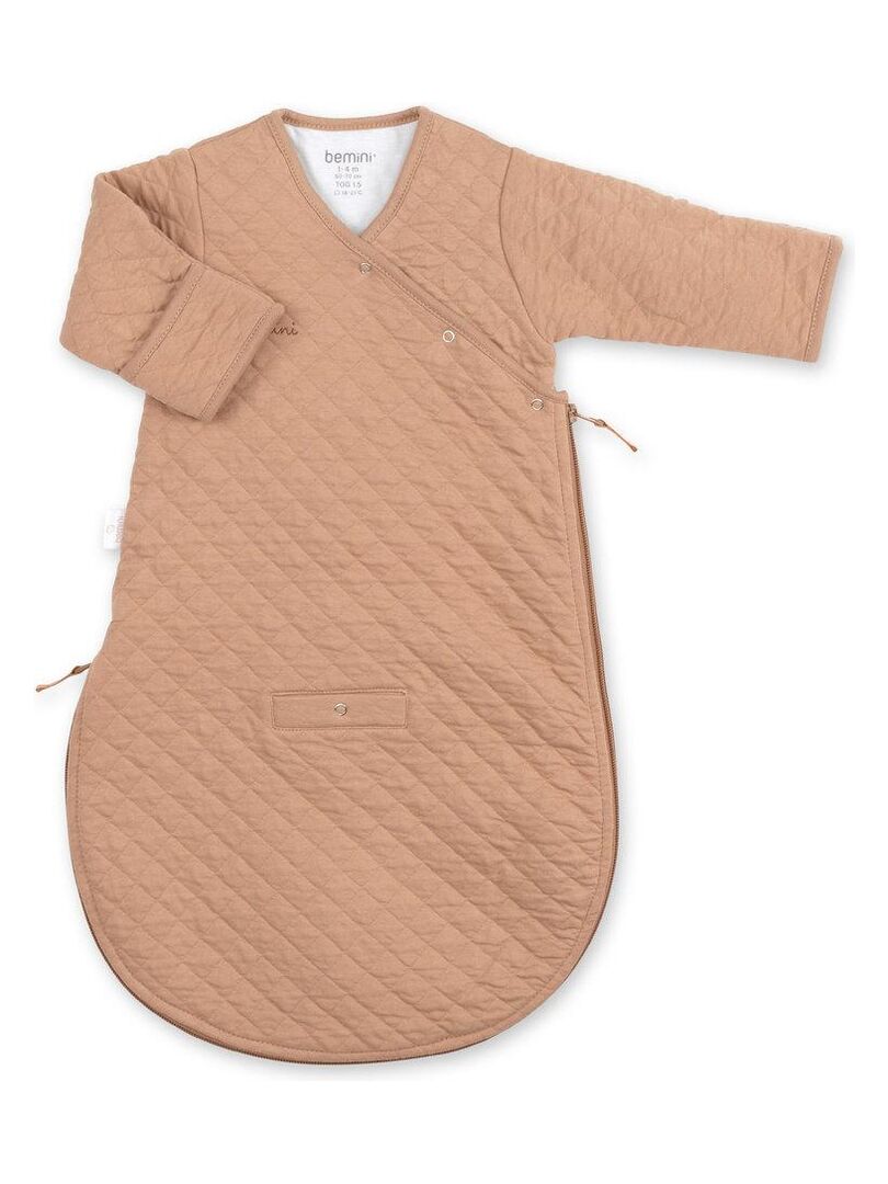 Bemini Gigoteuse  avec moufles Pady quilted jersey Beige clair - Kiabi