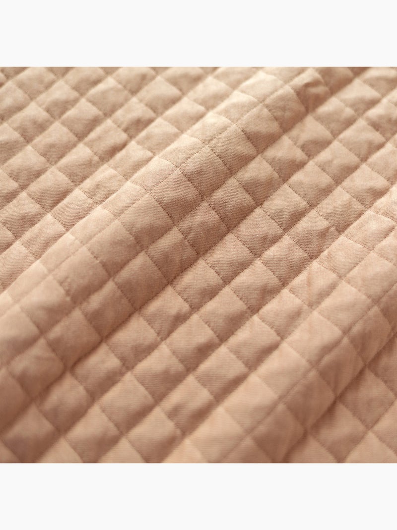 Bemini Gigoteuse avec moufles Pady quilted jersey Beige foncé - Kiabi