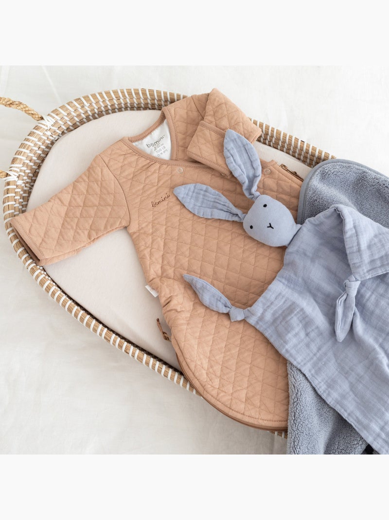 Bemini Gigoteuse avec moufles Pady quilted jersey Beige foncé - Kiabi