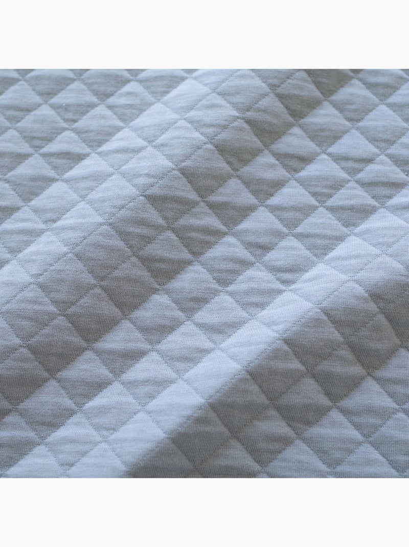 Bemini Gigoteuse avec moufles Pady quilted jersey Bleu gris - Kiabi