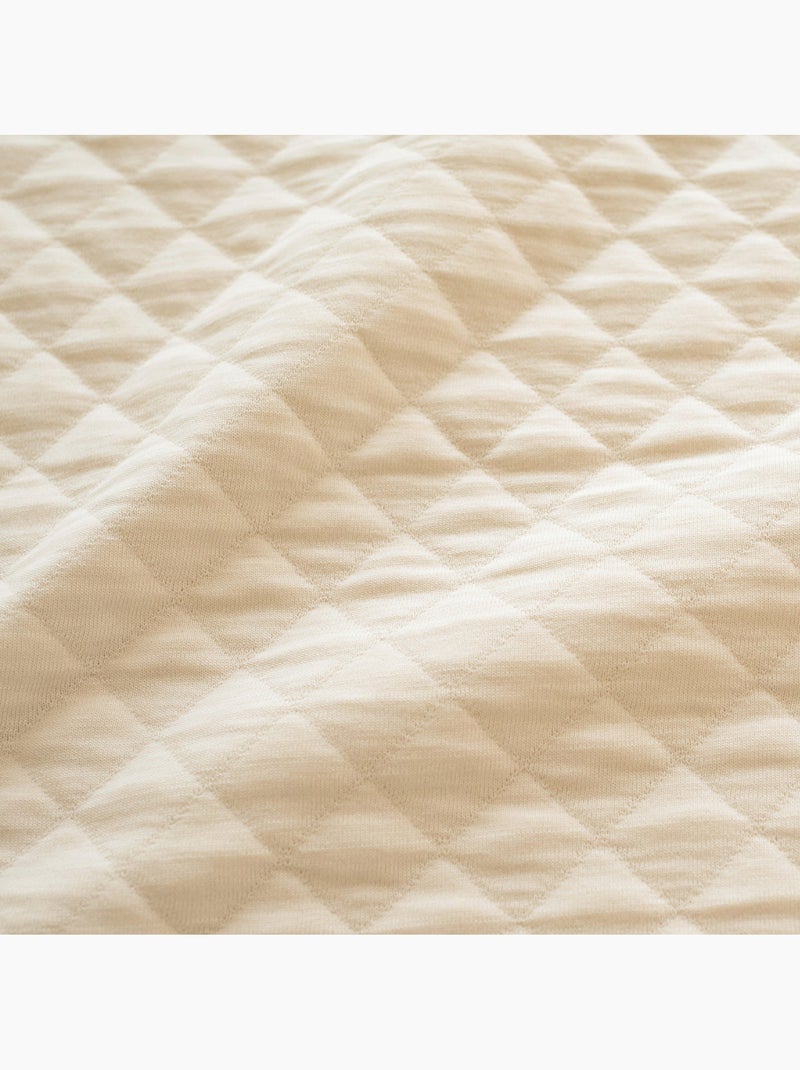 Bemini Gigoteuse avec moufles Pady quilted jersey Crème - Kiabi