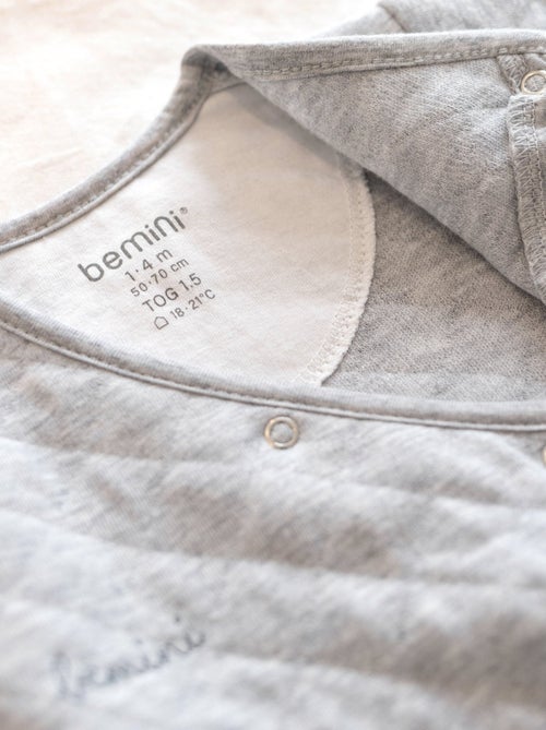 Bemini Gigoteuse avec moufles Pady quilted jersey - Kiabi