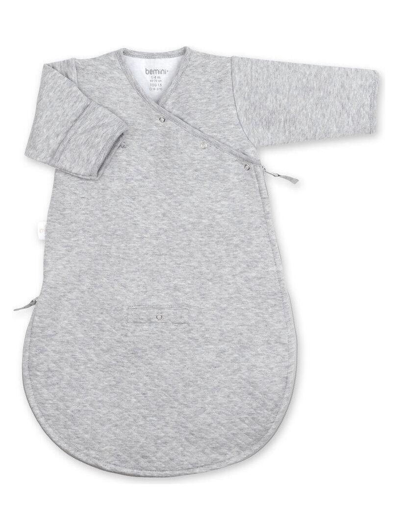 Bemini Gigoteuse  avec moufles Pady quilted jersey Gris Gris - Kiabi