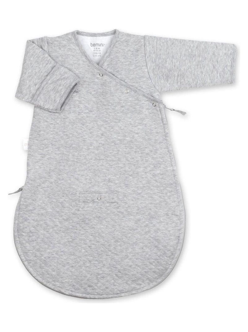 Bemini Gigoteuse avec moufles Pady quilted jersey Gris Gris - Kiabi