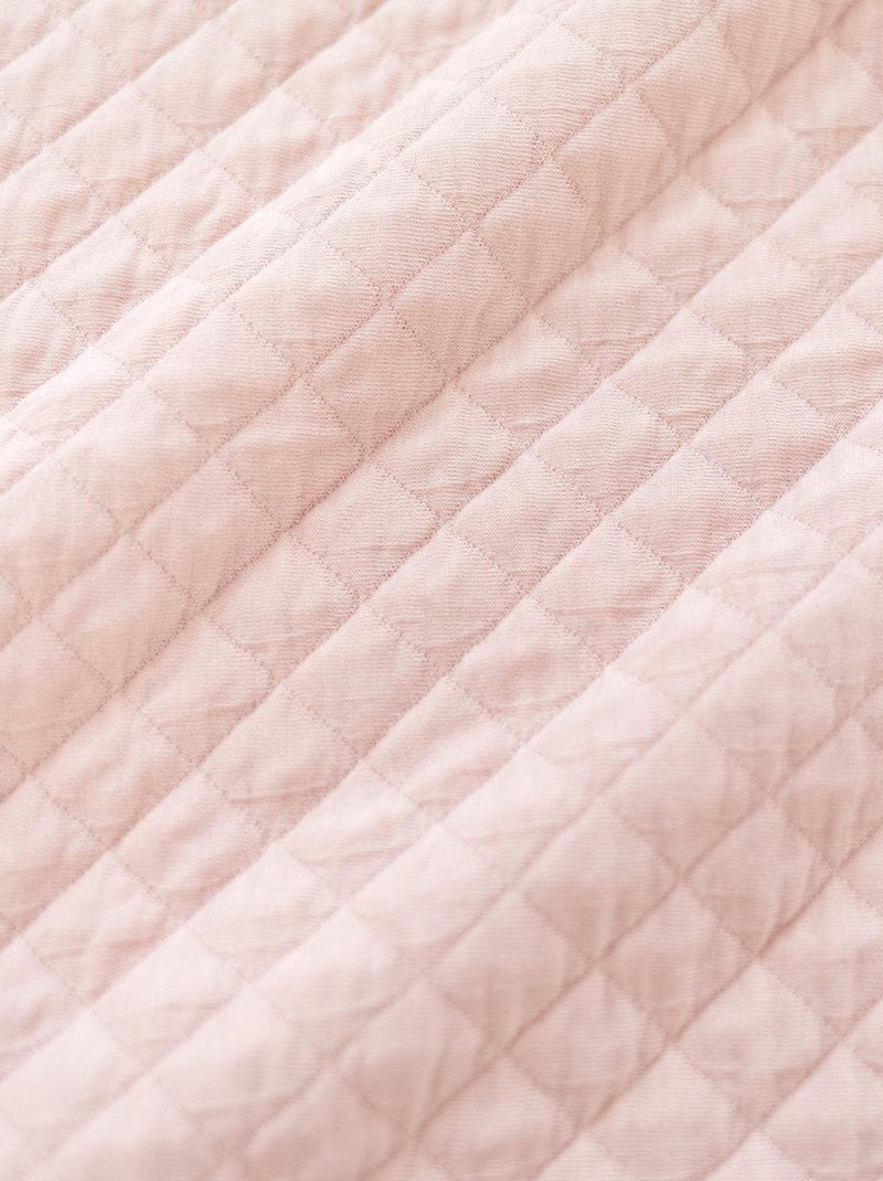 Bemini Gigoteuse avec moufles Pady quilted jersey Rose clair - Kiabi