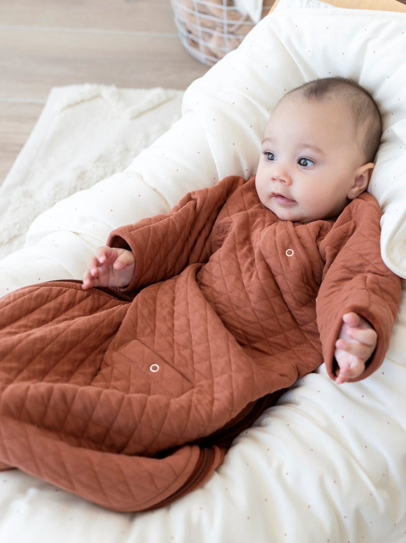 Bemini Gigoteuse avec moufles Pady quilted jersey Rouge brique - Kiabi