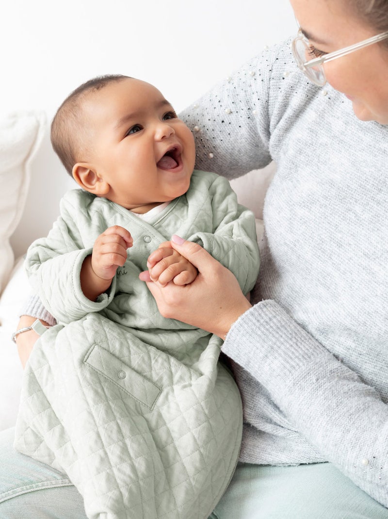 Bemini Gigoteuse avec moufles Pady quilted jersey Vert chèvrefeuille - Kiabi