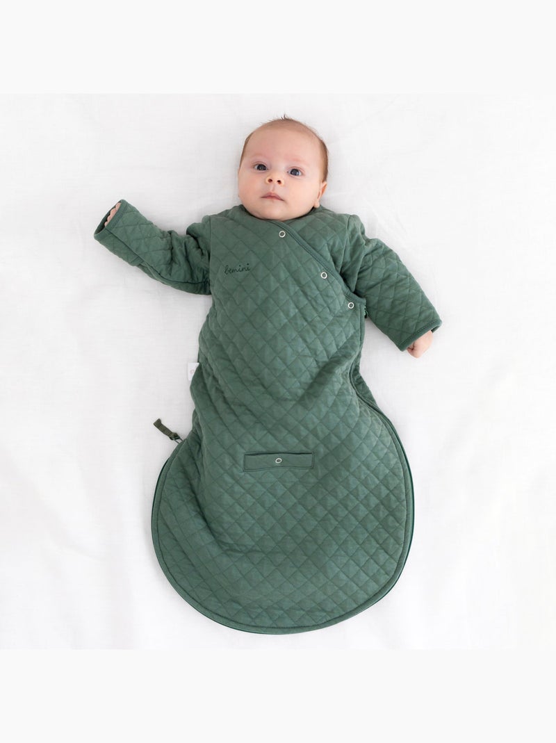 Bemini Gigoteuse avec moufles Pady quilted jersey Vert foncé - Kiabi