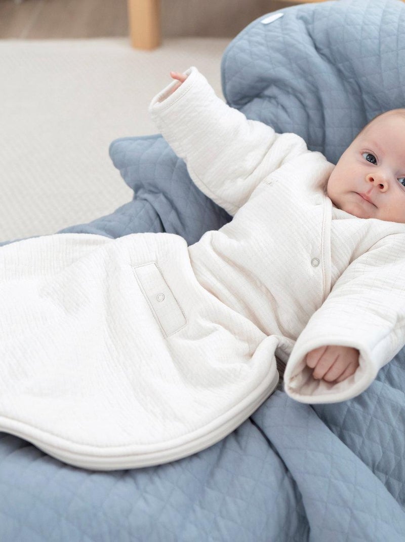 Bemini Gigoteuse avec moufles Pady Tetra Jersey et jersey Blanc cassé - Kiabi