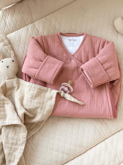 Bemini Gigoteuse avec moufles Pady Tetra Jersey et jersey - Kiabi Bemini Gigoteuse avec moufles Pady Tetra Jersey et jersey - Kiabi