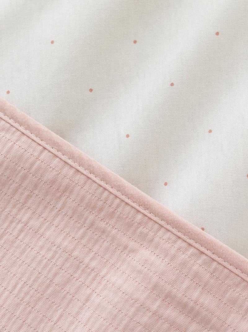 Bemini Gigoteuse avec moufles Pady Tetra Jersey et jersey Rose clair - Kiabi