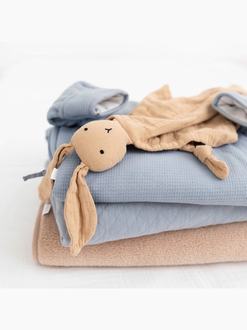 Bemini Gigoteuse avec moufles Pady waffle et jersey bio - Kiabi