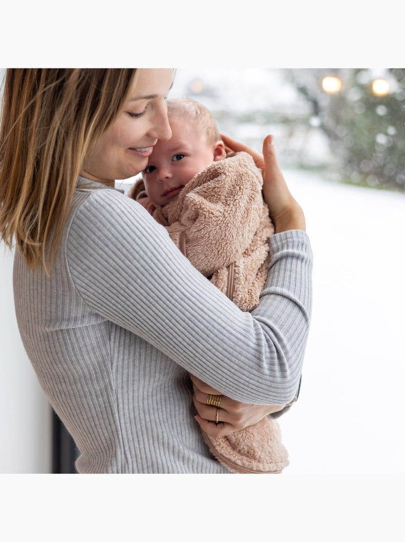 Bemini Gigoteuse avec moufles Softy Beige sable - Kiabi
