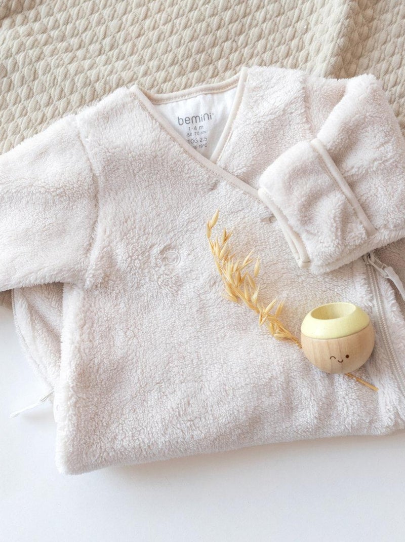 Bemini Gigoteuse avec moufles Softy Blanc cassé - Kiabi