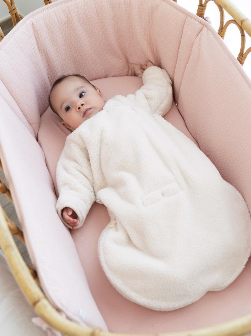 Bemini Gigoteuse avec moufles Softy Blanc cassé - Kiabi