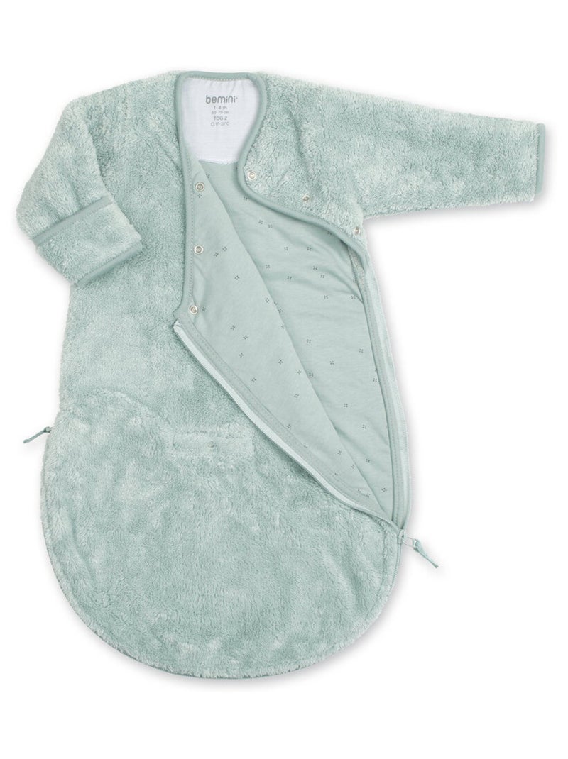 Bemini Gigoteuse avec moufles Softy et jersey Vert chèvrefeuille - Kiabi