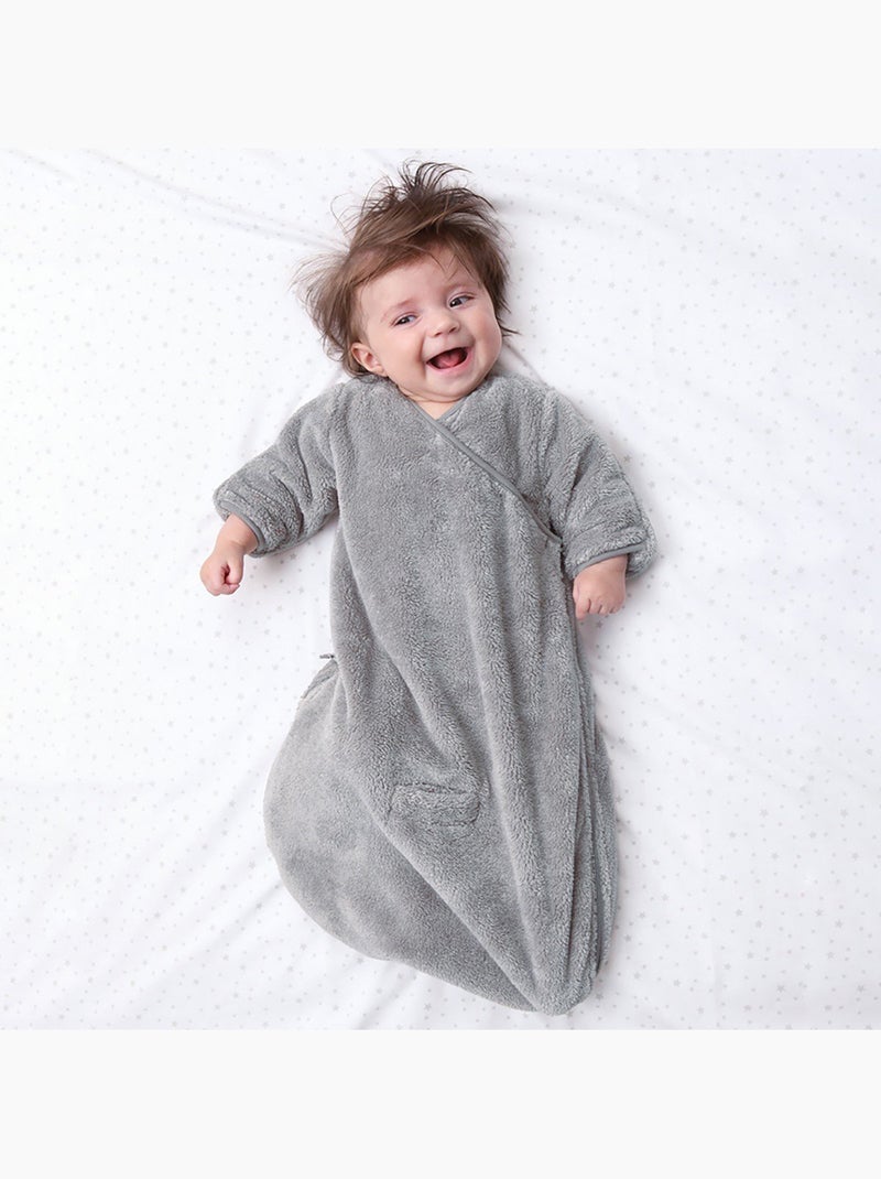 Bemini Gigoteuse avec moufles Softy Gris moyen - Kiabi