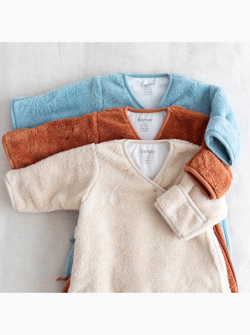 Bemini Gigoteuse avec moufles Softy Marron noisette - Kiabi