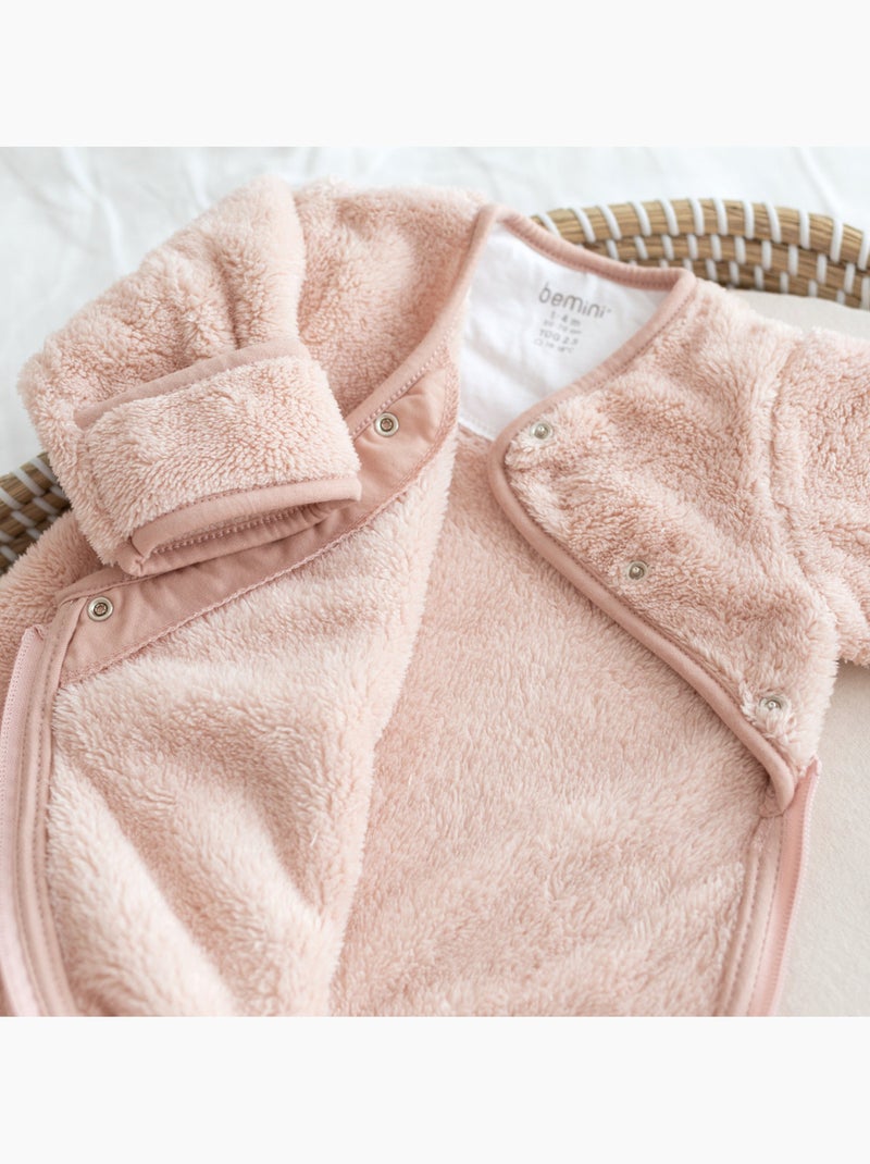Bemini Gigoteuse avec moufles Softy Rose clair - Kiabi